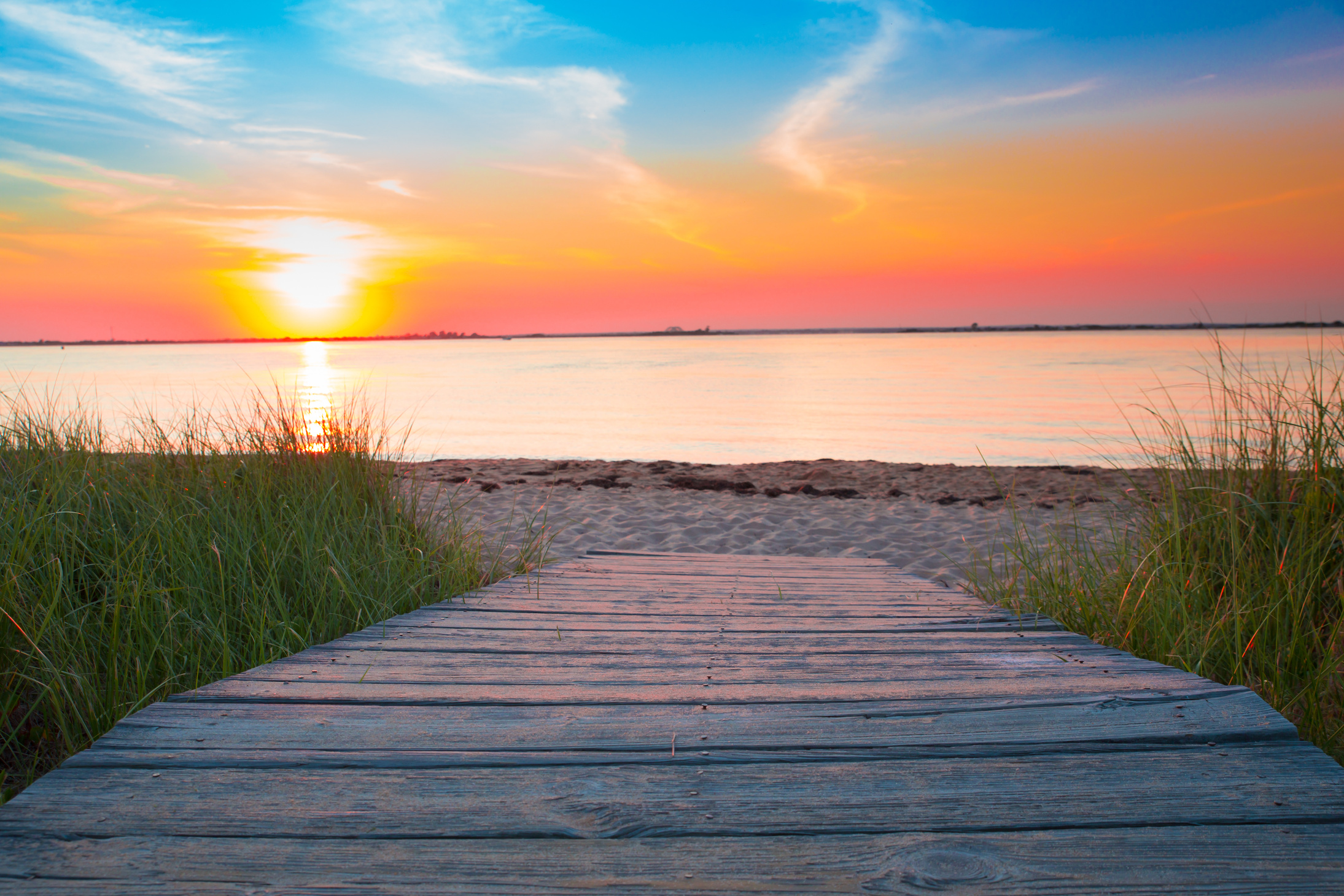 Beach Path Sunset